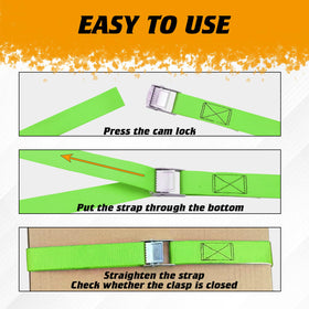 TUMAX straps rolled and stored compactly showing easy storage benefit
