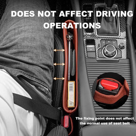 Tumecos installed on driver side demonstrating secure fit and quick access benefit