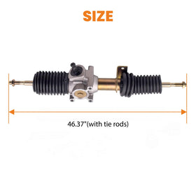 Tuningsworld installed rack-and-pinion in Polaris showing direct-fit replacement benefit