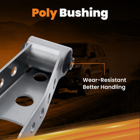 Tuningsworld close-up of adjuster threads with corrosion-resistant finish benefit