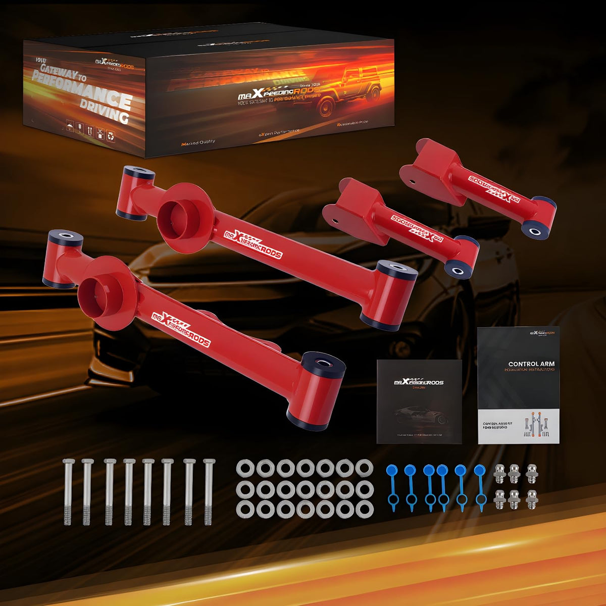 Tuningsworld mechanic installing arms in garage illustrating straightforward upgrade