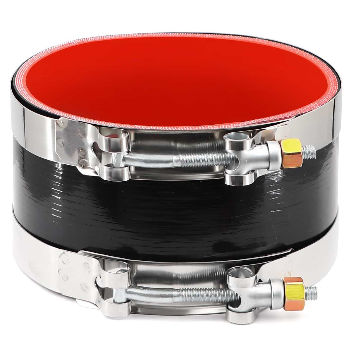 TuoLauthon coupler next to ruler showing 127mm diameter for accurate sizing