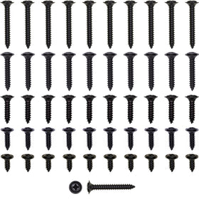 Turbo 6 Restoration front packaging view showing 50-piece screw assortment and black finish
