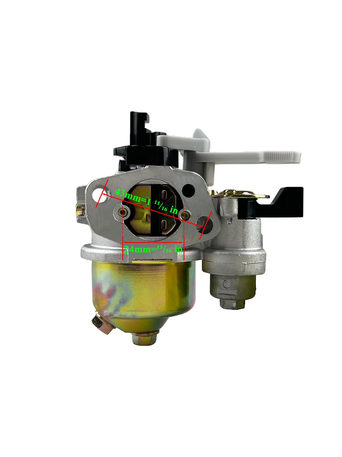 TURBOTUNITY carburetor close-up showing precise fitment for improved fueling