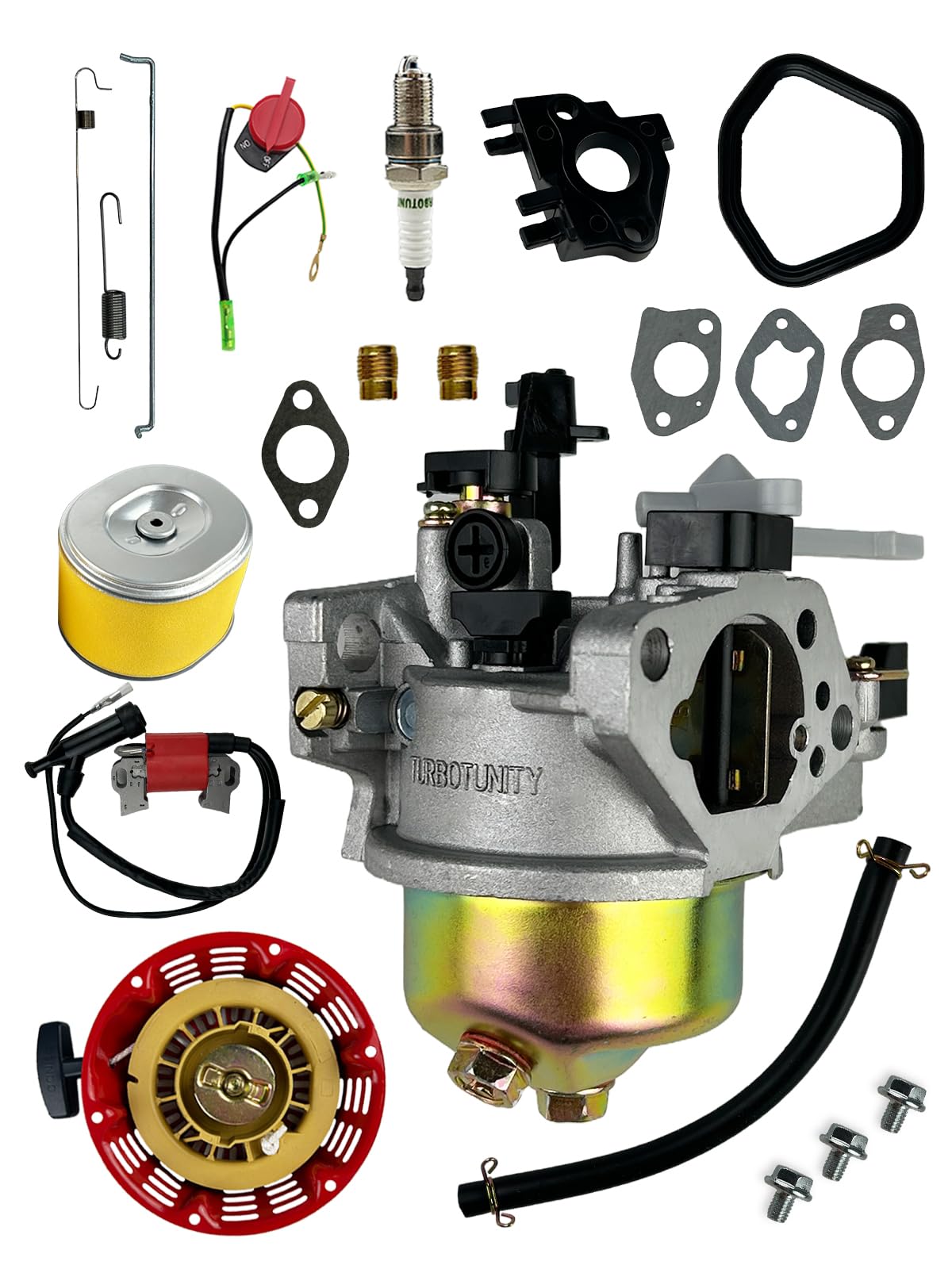 TURBOTUNITY front packaging showing full tune up kit for quick identification and convenience
