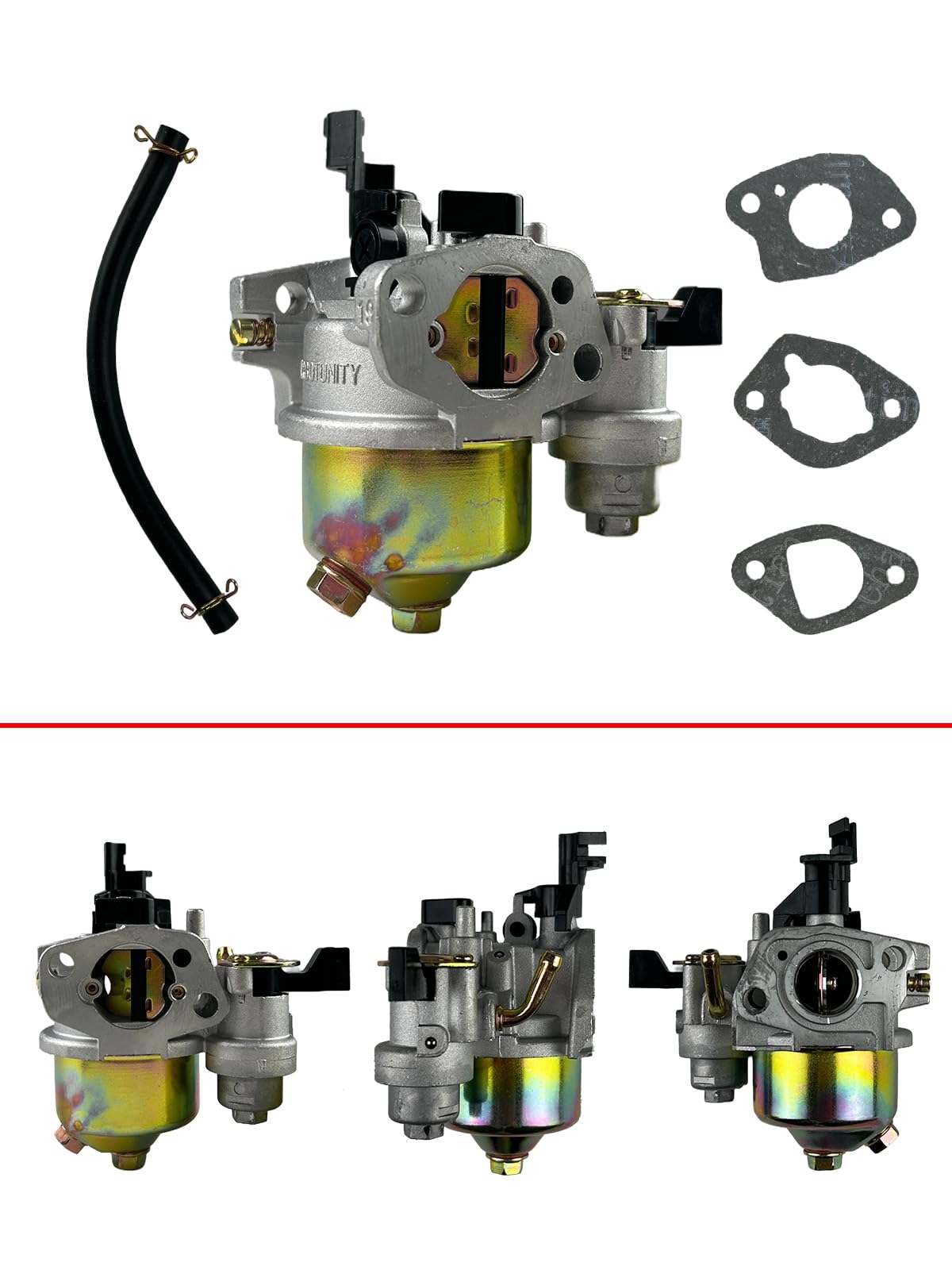 TURBOTUNITY ignition coil with spark plug for reliable starting performance