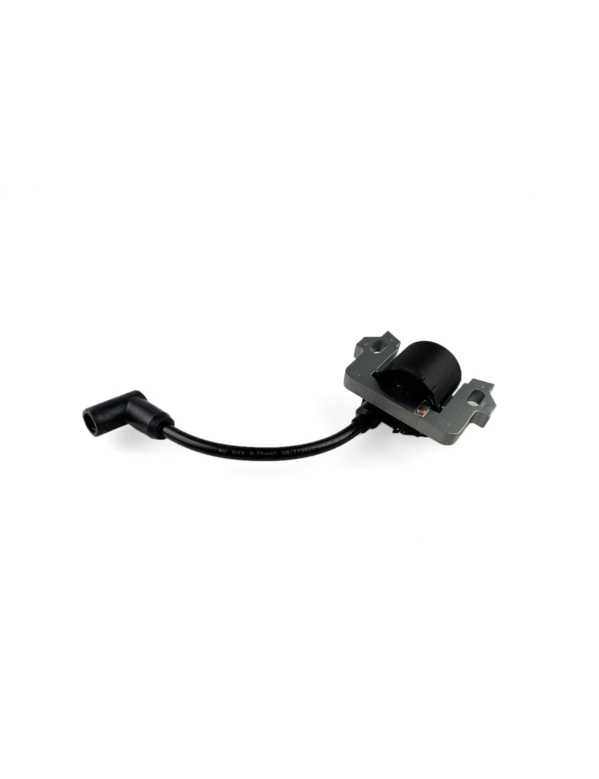 TURBOTUNITY ignition coil next to a ruler showing exact fit dimensions