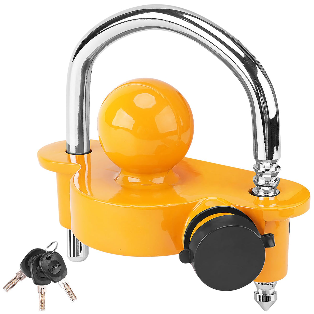 Turnart front packaging showing yellow hitch lock and clear labeling for secure fit