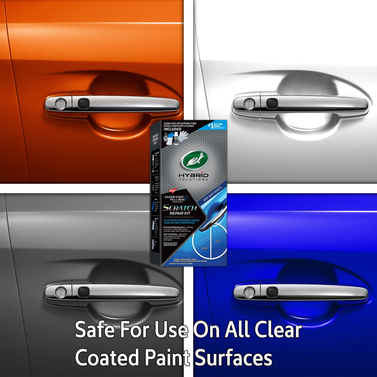 Turtle Wax being applied by hand restoring paint gloss and uniformity