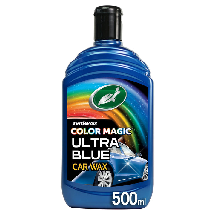 Turtle Wax bottle front view showing clear label and product benefit
