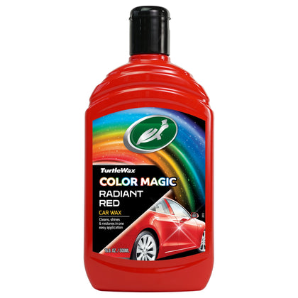 Turtle Wax bottle front showing product identity and ease of use