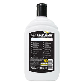 Turtle Wax bottle pour detail with polish dropping, showing control
