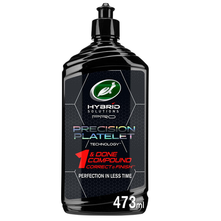 Turtle Wax front label bottle showing product identity and professional look