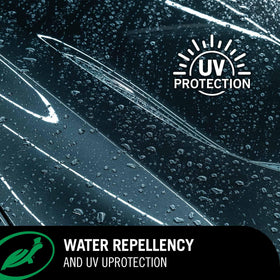 Turtle Wax ICE bottle in a hand showing 20 oz scale and convenient size