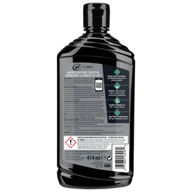 Turtle Wax used on a black car in driveway offering showroom shine