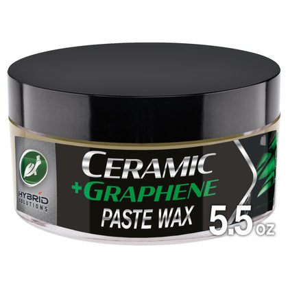 Turtle Wax paste wax container front showing label and glossy promise