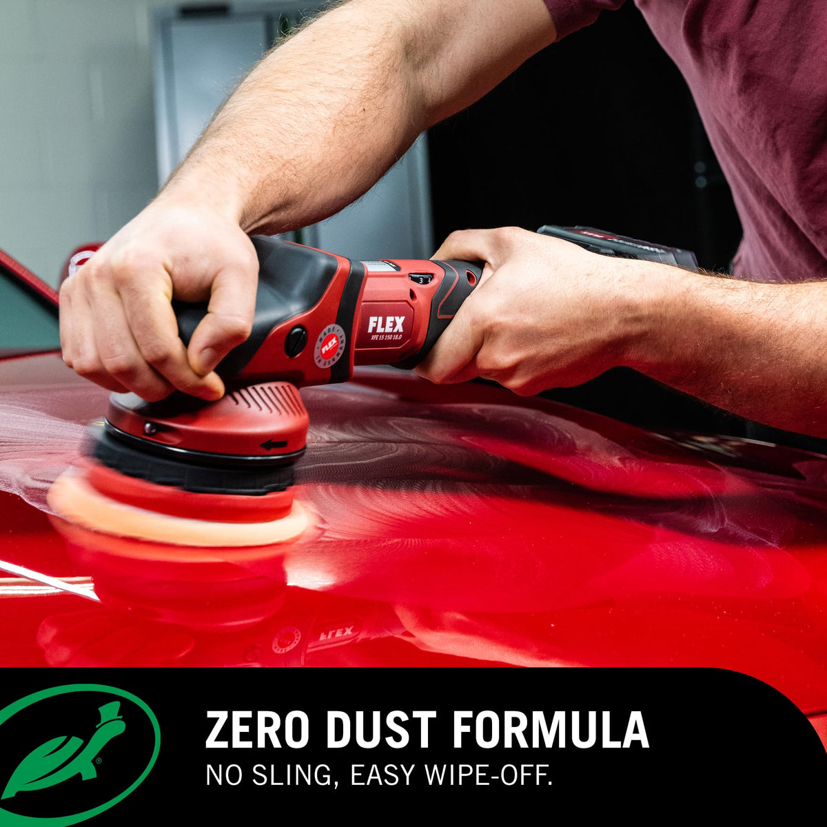 Turtle Wax residue wiped off with microfiber showing easy clean-up advantage