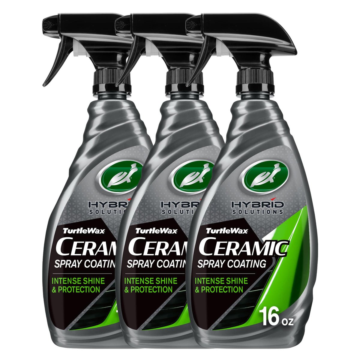 Turtle Wax spray bottle front view showing label and application ease