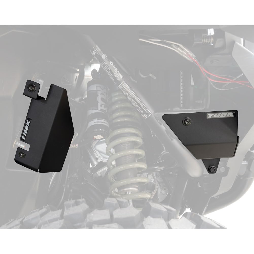 TUSK front view of AC line shield showing fit and protection benefit