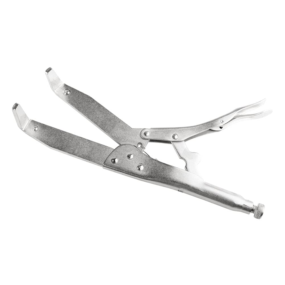 TUSK tool holding a motorcycle clutch hub demonstrating secure hold for easier nut removal