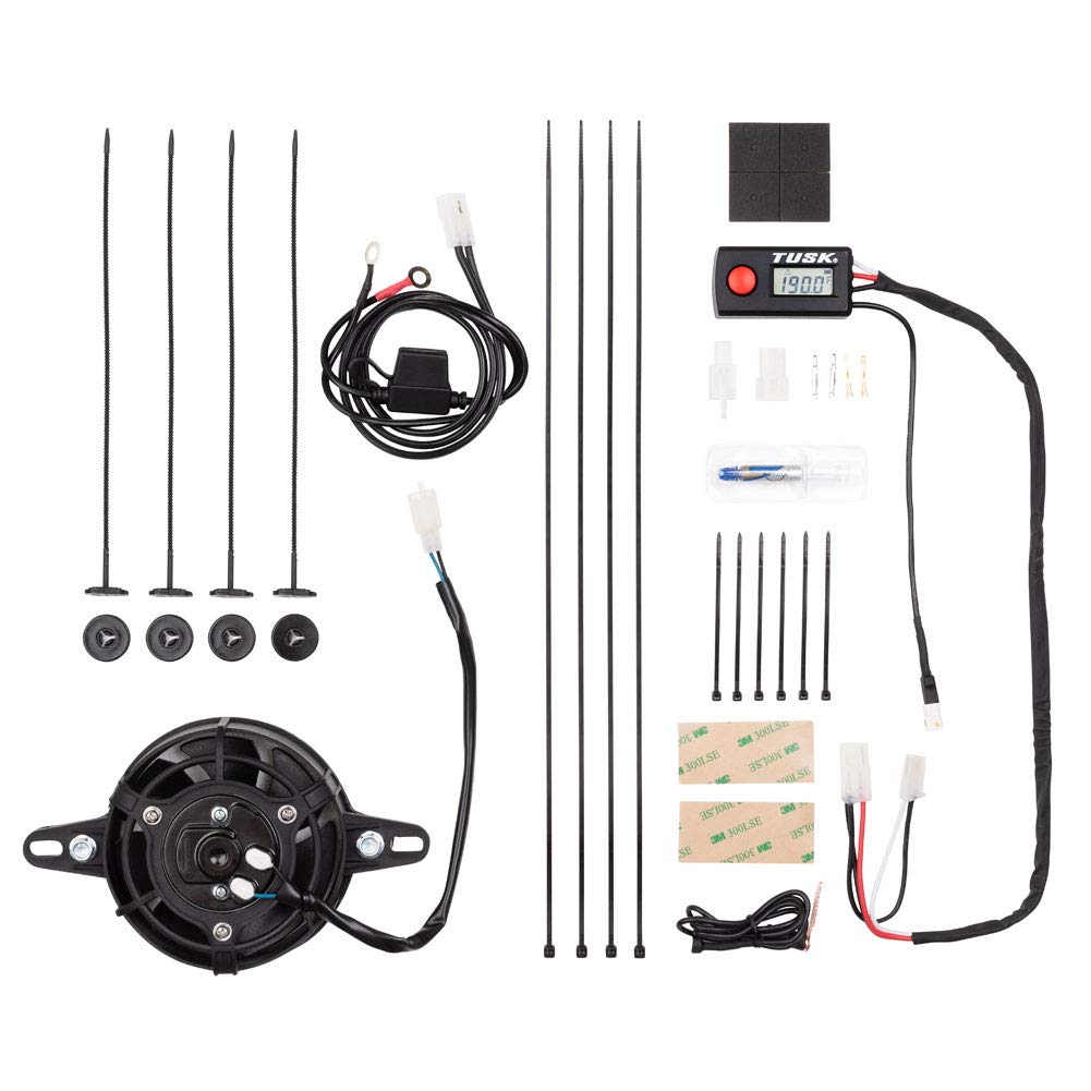 TUSK front view of fan kit showing compact fan and efficient airflow benefit
