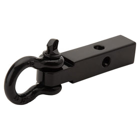 TUSK frontal view of 1-1/4 inch receiver showing compact profile and secure fit