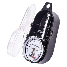TUSK gauge bleeder button close-up for easy zeroing and fine pressure control