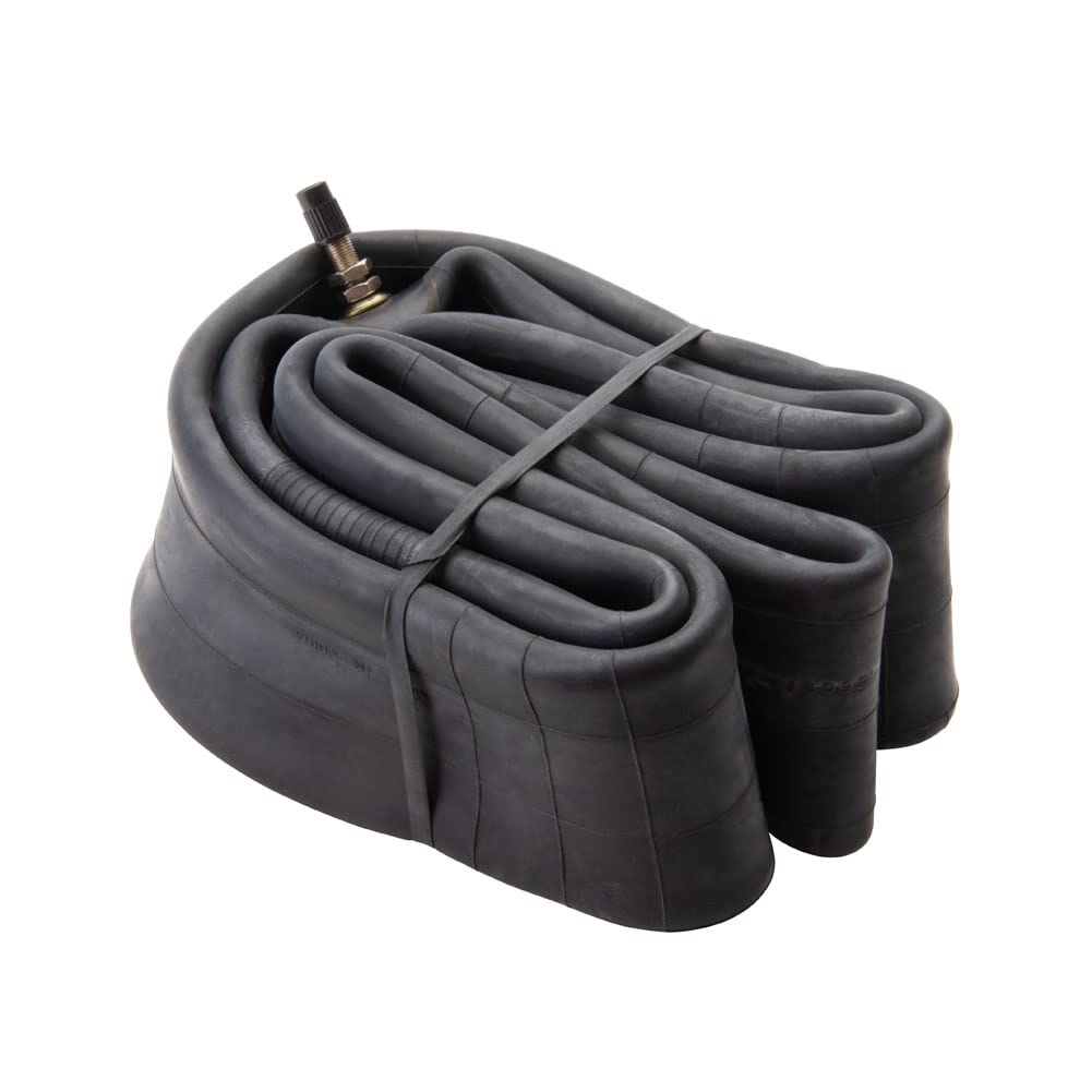TUSK inner tube front view showing full 4mm thickness and fit for 80/100×21 wheel