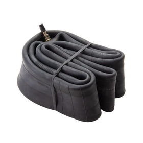 TUSK inner tube front view showing full 4mm thickness and fit for 80/100×21 wheel