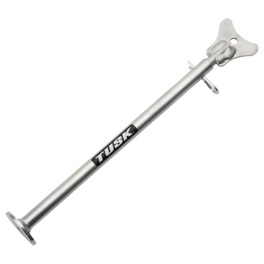 TUSK MotoCrutch front view showing stable support and easy positioning benefit
