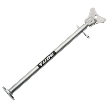 TUSK MotoCrutch front view showing stable support and easy positioning benefit