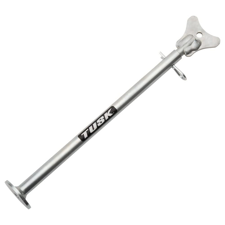 TUSK MotoCrutch front view showing stable support and easy positioning benefit