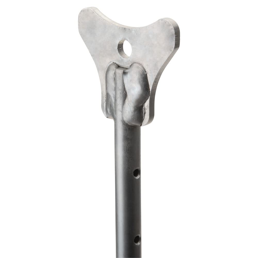 TUSK MotoCrutch placed under a motorcycle demonstrating secure maintenance support benefit