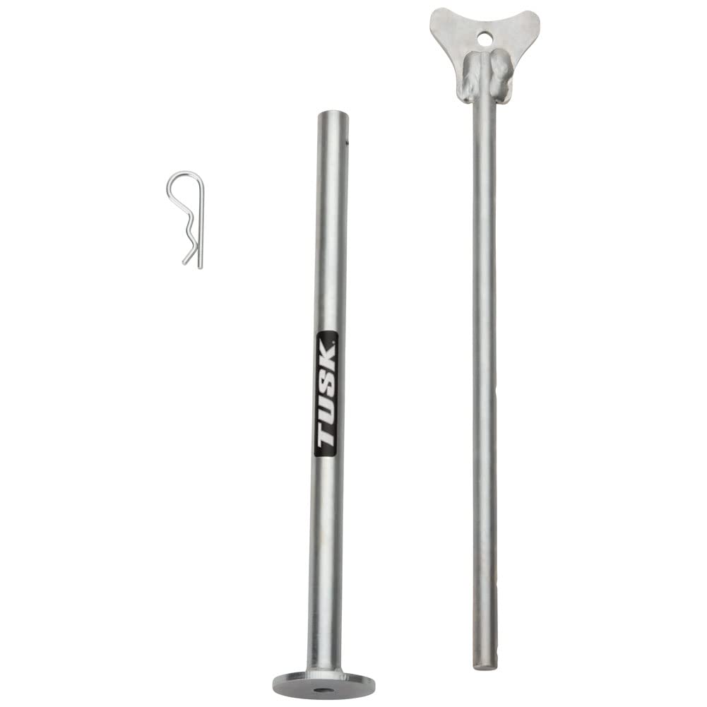 TUSK MotoCrutch zinc-plated finish resisting corrosion for long-lasting use benefit