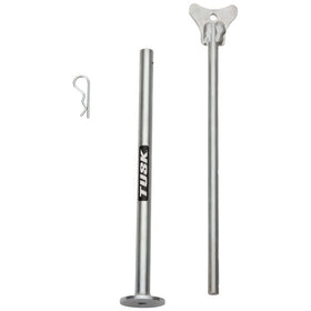 TUSK MotoCrutch zinc-plated finish resisting corrosion for long-lasting use benefit