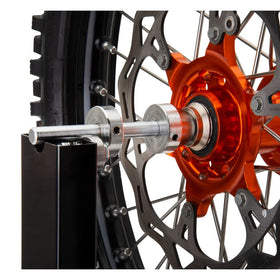 TUSK adjustable rails set for different wheel widths offering versatility