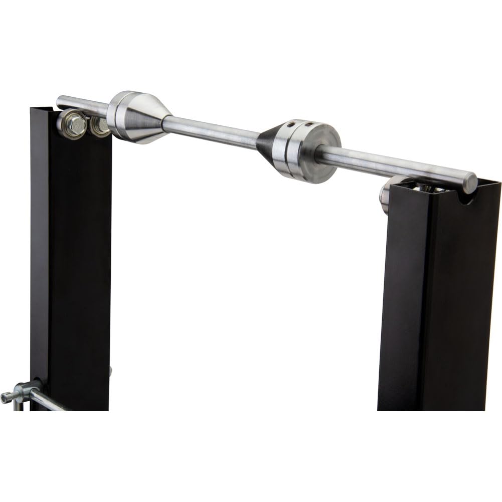 TUSK compact folded stand for transport highlighting portability benefit