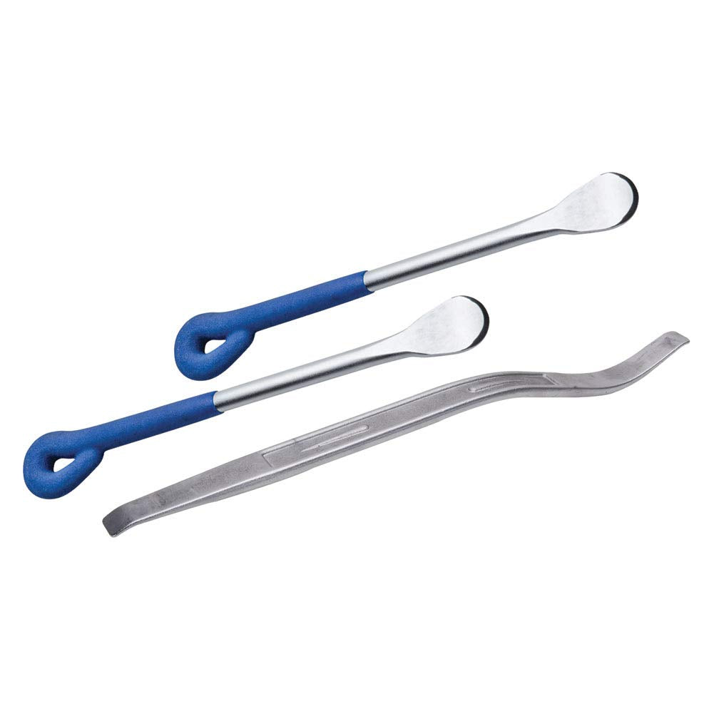 TUSK tire irons in pouch showing portability and organized storage
