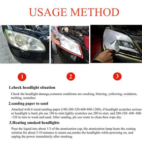 TUTOOLS application in use with polishing pad demonstrating quick scratch reduction
