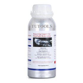 TUTOOLS front packaging bottle showing product ready for headlight restoration benefit clarity