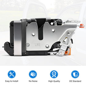 Tutor Auto actuator installed inside a truck door showing restored locking function