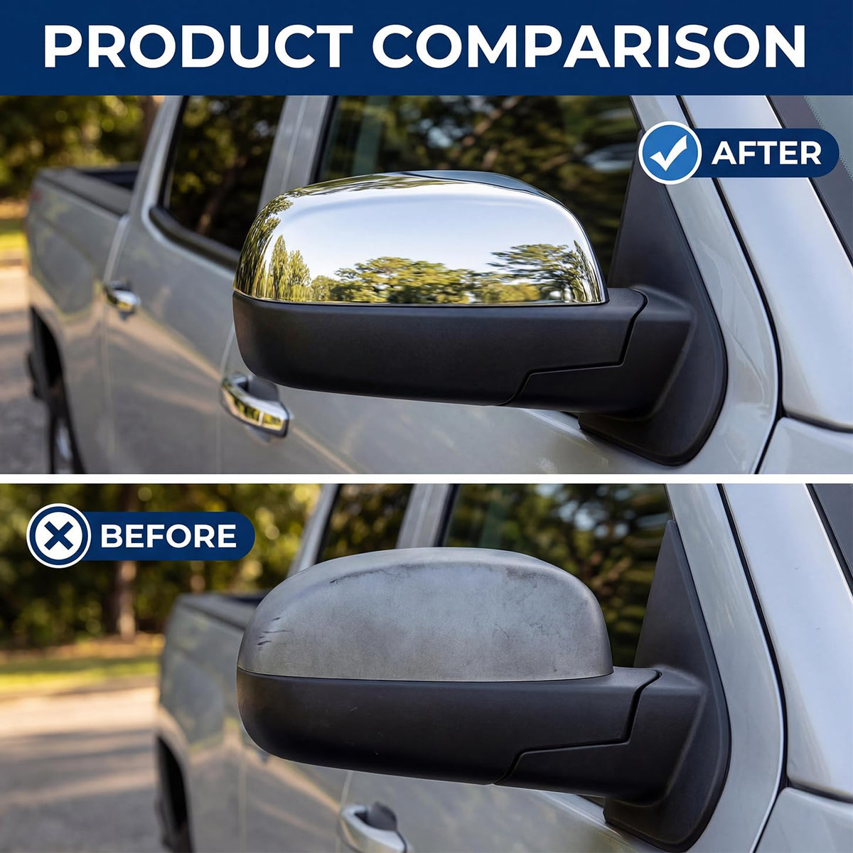 Tutor Auto adhesive tape detail showing pre-installed tape for hassle-free bonding