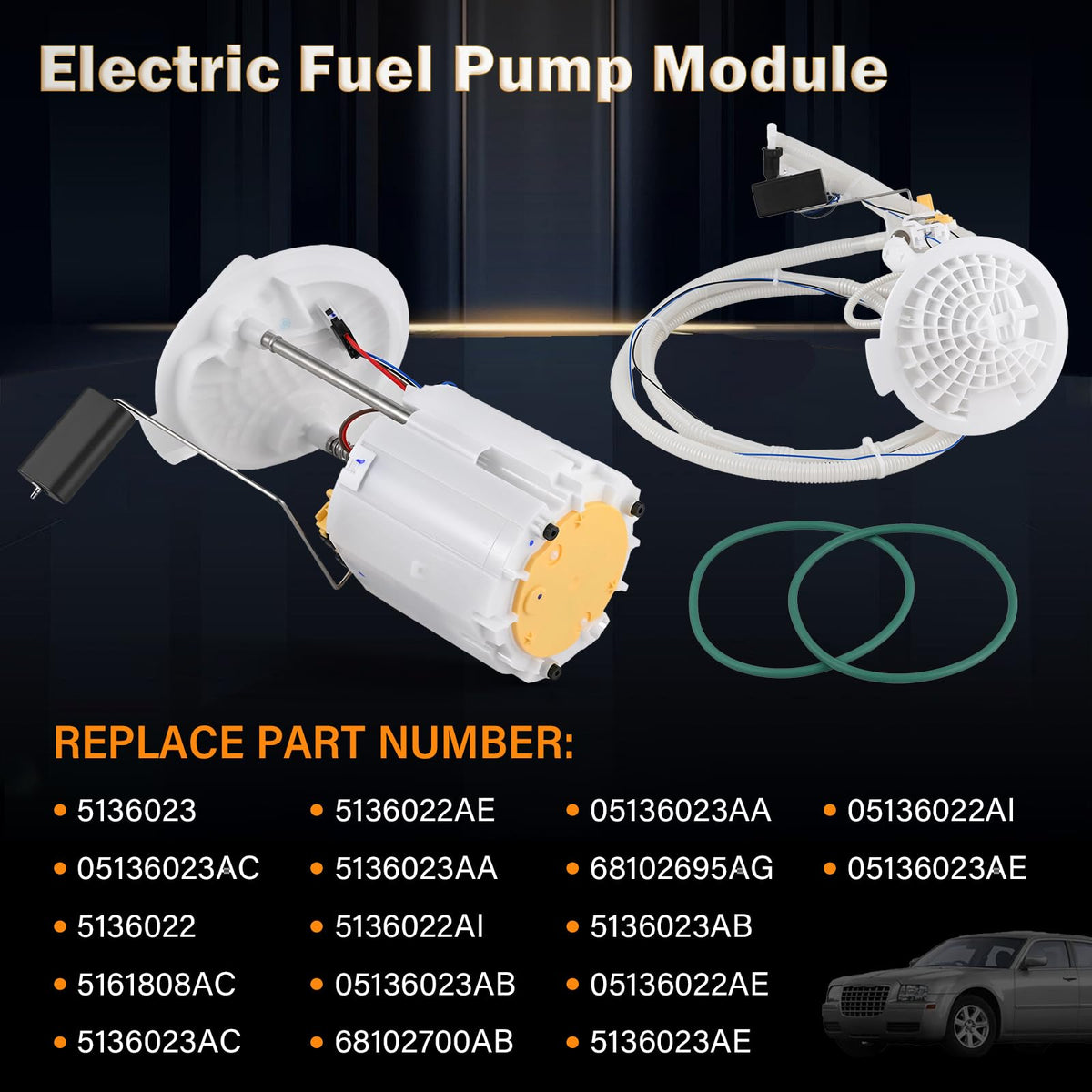 Tutor Auto close-up of left and right sending units improving accurate fuel readings
