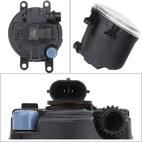 Tutor Auto fog lights illuminating road in night scene for safer visibility