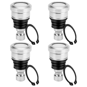 Tutor Auto front-facing ball joint kit showing all four parts and fitment benefit