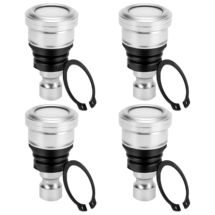 Tutor Auto front-facing ball joint kit showing all four parts and fitment benefit
