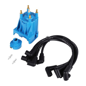 Tutor Auto front packaging showing cap rotor and wires, clear kit identification and benefit
