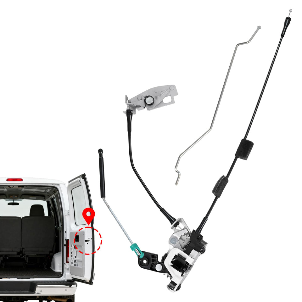 Tutor Auto front view of rear latch assembly showing fit and durability