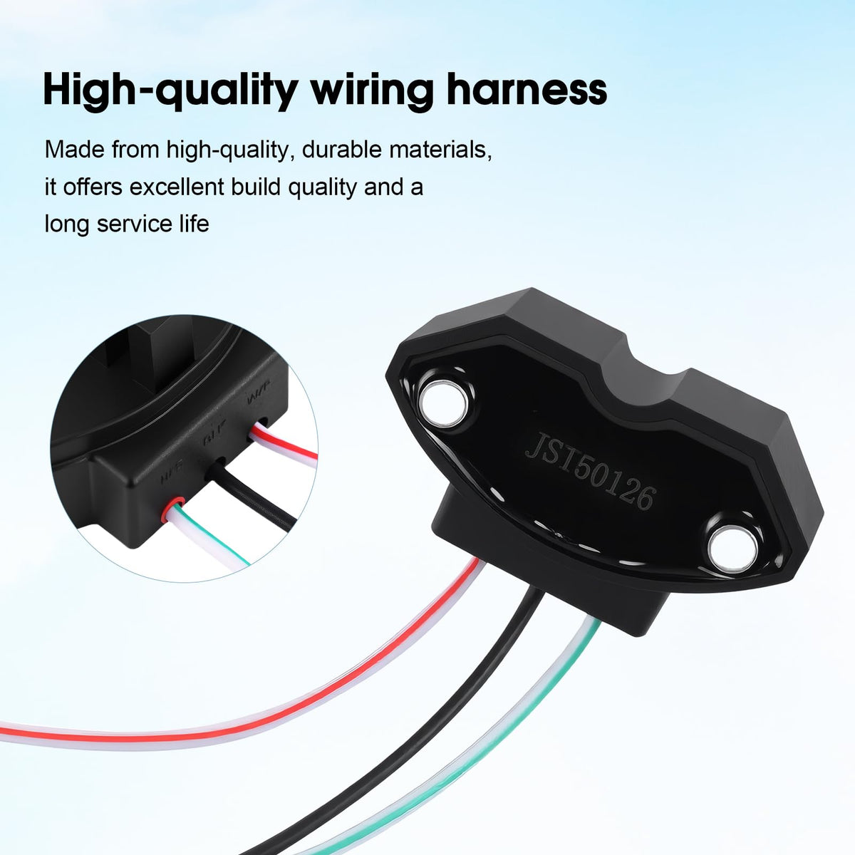 Tutor Auto pickup assembly beside coin for scale showing compact size and easy replacement