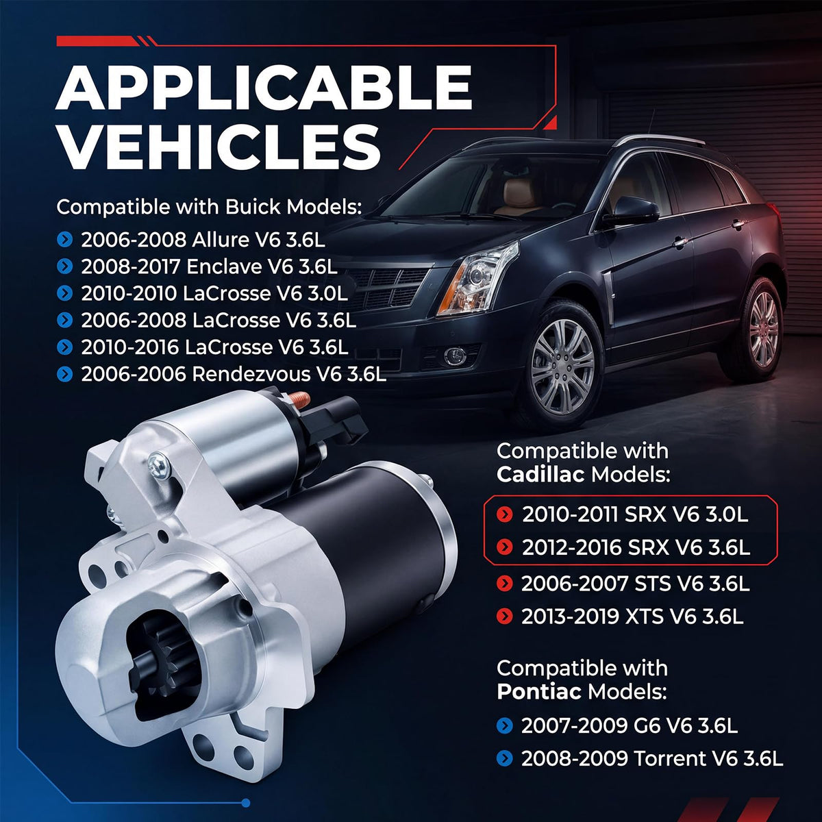 Tutor Auto starter side profile highlighting corrosion-resistant finish benefit